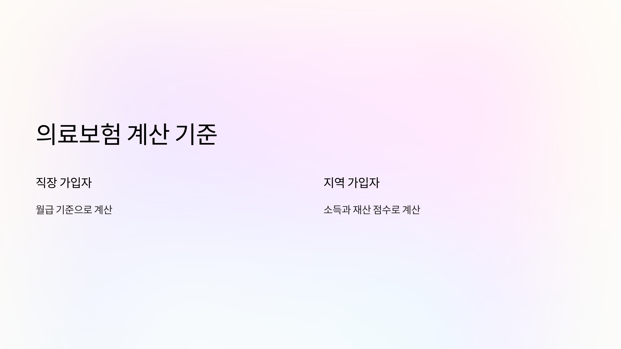 의료보험료-계산