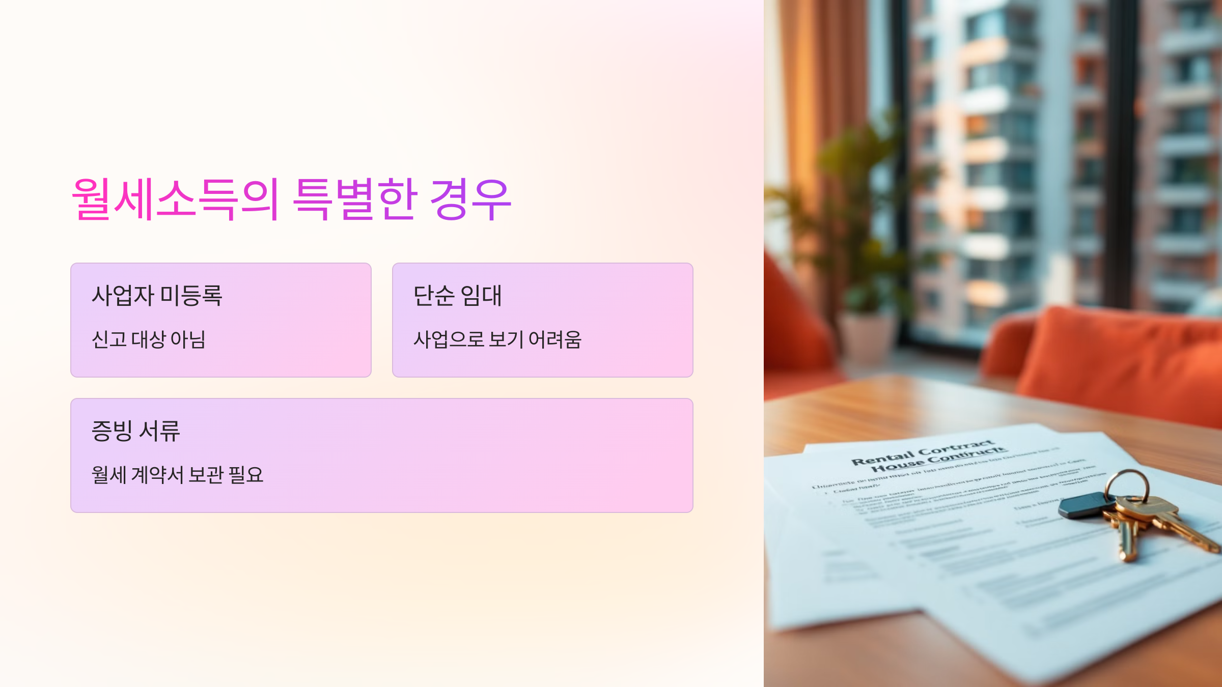 월세소득