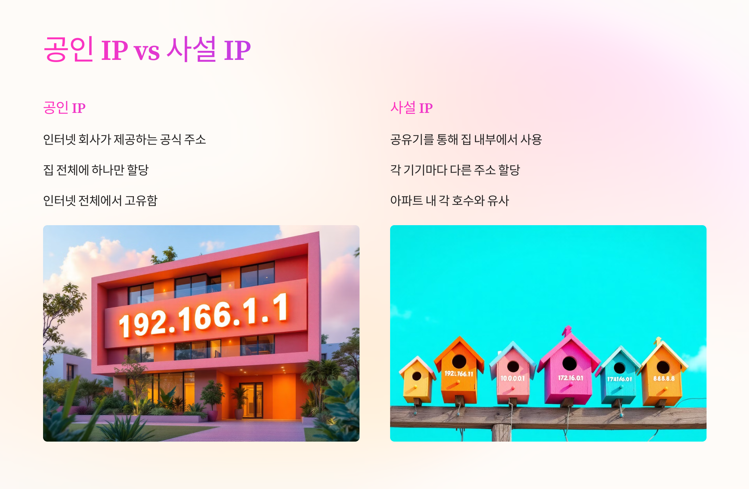 공인ip와-사설-ip
