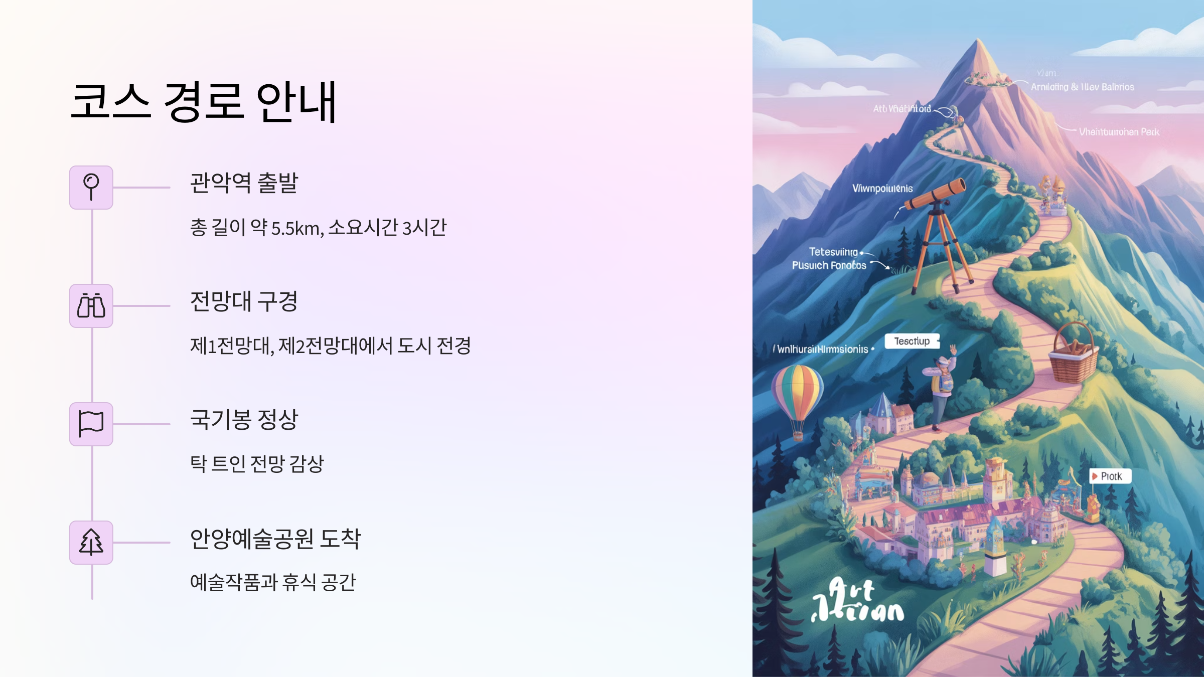 코스경로-안내