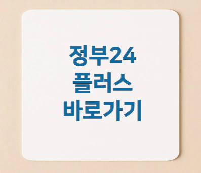 정부24-플러스