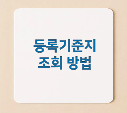 등록기준지-조회