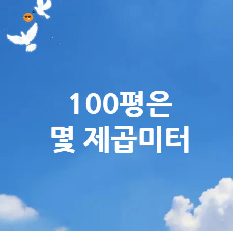 100평-제곱미터