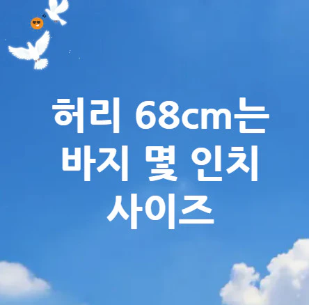 68cm-인치