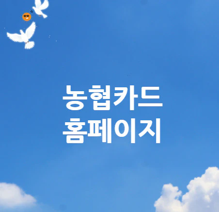 농협카드-홈페이지