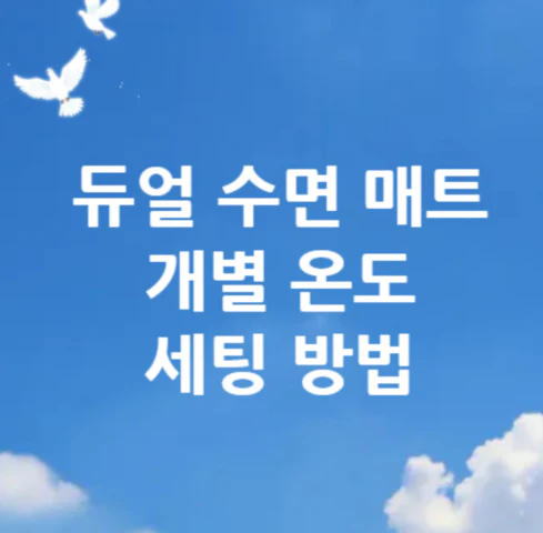 듀얼-수면-매트
