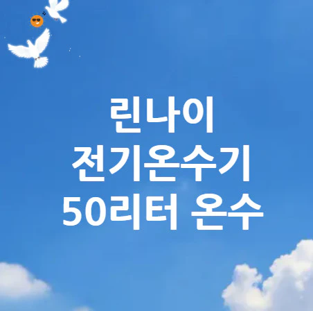 린나이-전기온수기