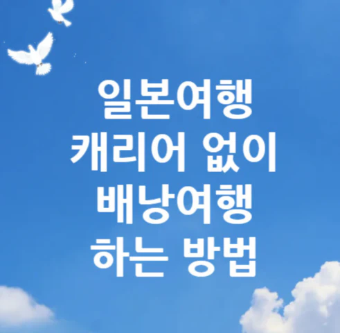 일본여행-캐리어