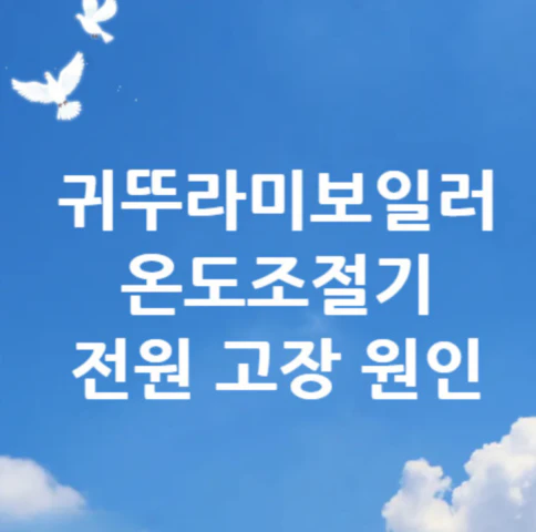 온도조절기-전원-고장